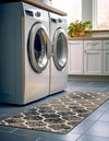 Lattice Garden Collection Area Rug -  Pergolatown (Blue Multi) Runner Blue Multi  lifestyle 3