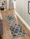 Lattice Garden Collection Area Rug -  Pergolatown (Blue Multi) Runner Blue Multi  lifestyle 11