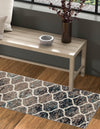 Lattice Garden Collection Area Rug -  Pergolatown (Blue Multi) Runner Blue Multi  lifestyle 19