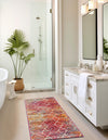 Lattice Garden Collection Area Rug - Arborville (Multi) Runner Multi  lifestyle 27