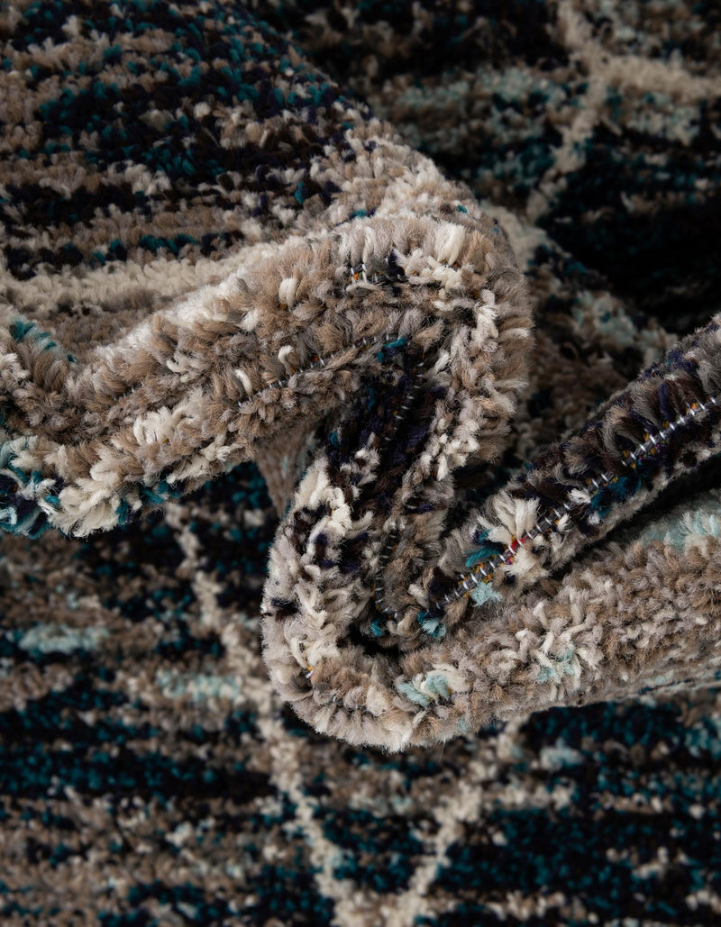 Trellis Mosaic Collection Area Rug - Arborville (Blue Multi) Rectangle Blue Multi  lifestyle 28