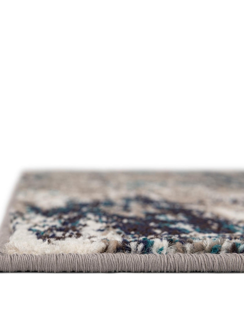 Lattice Garden Collection Area Rug - Arborville (Blue Multi) Square Blue Multi  lifestyle 13