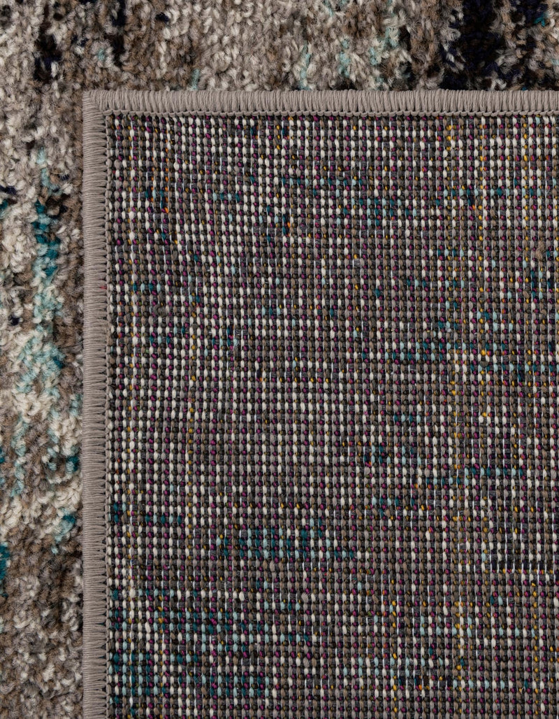 Lattice Garden Collection Area Rug - Arborville (Blue Multi) Square Blue Multi  lifestyle 19