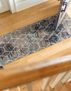 Lattice Garden Collection Area Rug - Arborville (Blue Multi) Runner Blue Multi  lifestyle 6