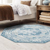 Riviera Elegance Collection Area Rug -  Menton (Blue) Octagon Blue  lifestyle 27
