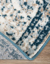 Riviera Elegance Collection Area Rug -  Menton (Blue) Round Blue  lifestyle 43