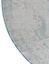 Riviera Elegance Collection Area Rug -  Menton (Blue) Round Blue  lifestyle 30