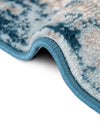 Riviera Elegance Collection Area Rug -  Menton (Blue) Round Blue  lifestyle 33