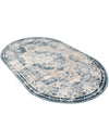 Riviera Elegance Collection Area Rug -  Menton (Blue) Oval Blue  lifestyle 49