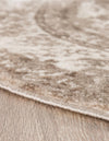 Riviera Elegance Collection Area Rug -  Menton (Beige) Round Beige  lifestyle 34