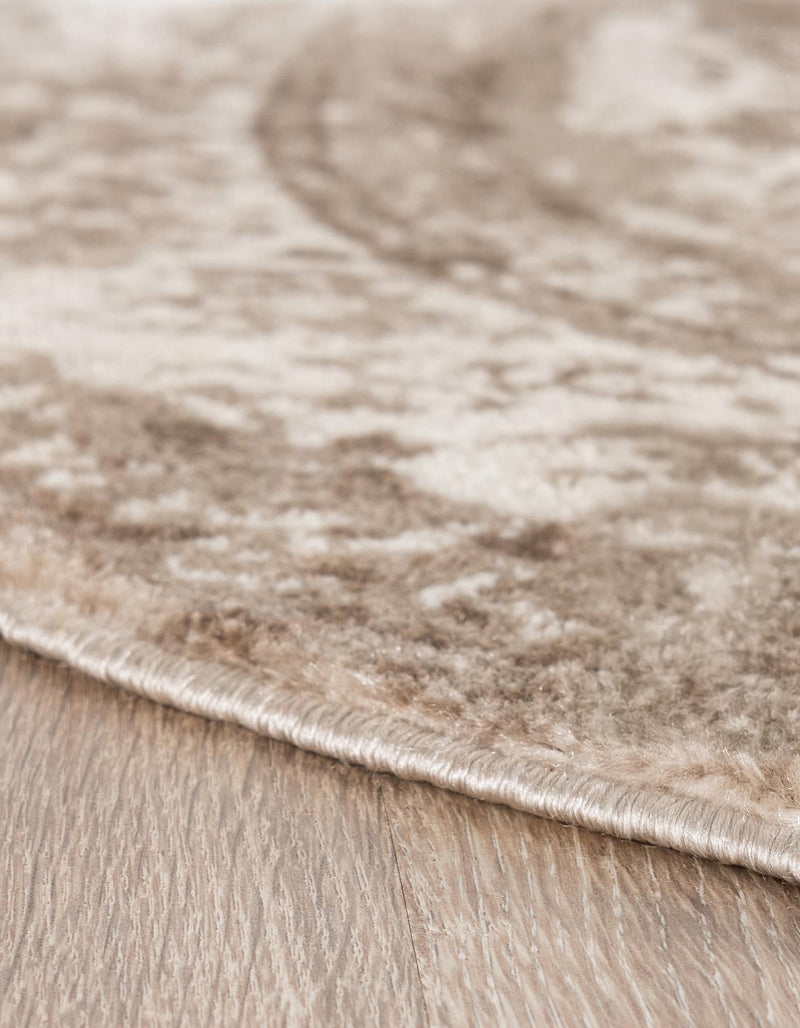 Riviera Elegance Collection Area Rug -  Menton (Beige) Round Beige  lifestyle 34