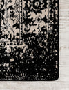 Cascade Range Collection Area Rug -  Shasta (Black and White) Rectangle Black and White  lifestyle 3