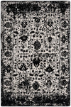 Cascade Range Collection Area Rug -  Shasta (Black and White) Rectangle Black and White  lifestyle 2