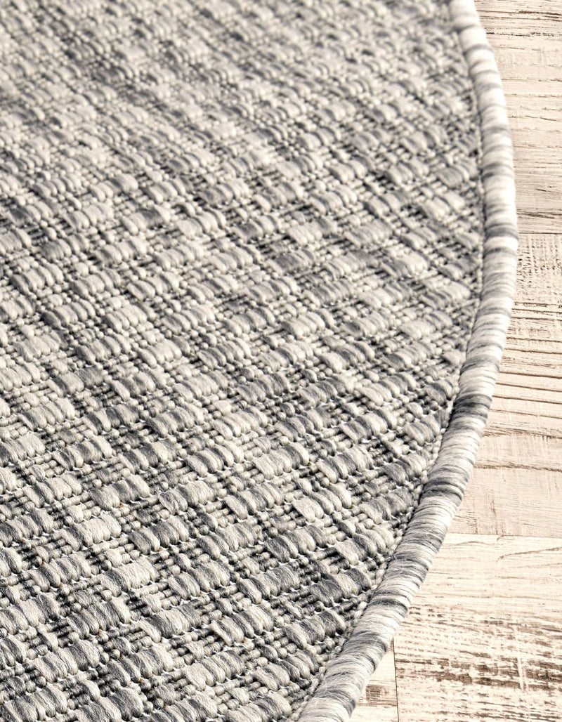 Seaside Serenity Collection Area Rug - Veranda (Light Gray) Oval Light Gray  lifestyle 26
