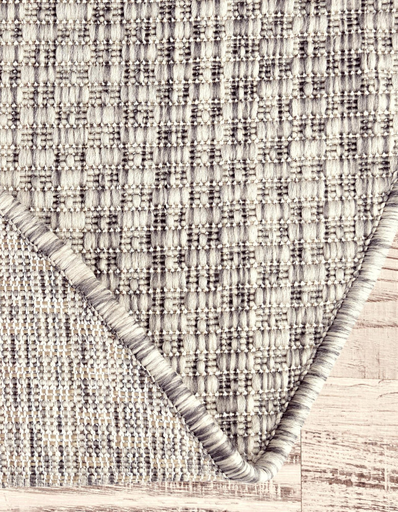 Seaside Serenity Collection Area Rug - Veranda (Light Gray) Oval Light Gray  lifestyle 27