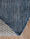 Seaside Serenity Collection Area Rug - Veranda (Blue) Round Blue  lifestyle 26