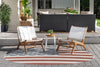 Urban Oasis Rugs Collection Area Rug -  Boardwalk Round Red  lifestyle 2