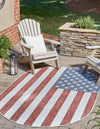 Urban Oasis Rugs Collection Area Rug -  Boardwalk Oval Red  lifestyle 0
