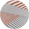 Urban Oasis Rugs Collection Area Rug -  Boardwalk Round Blue  lifestyle 75