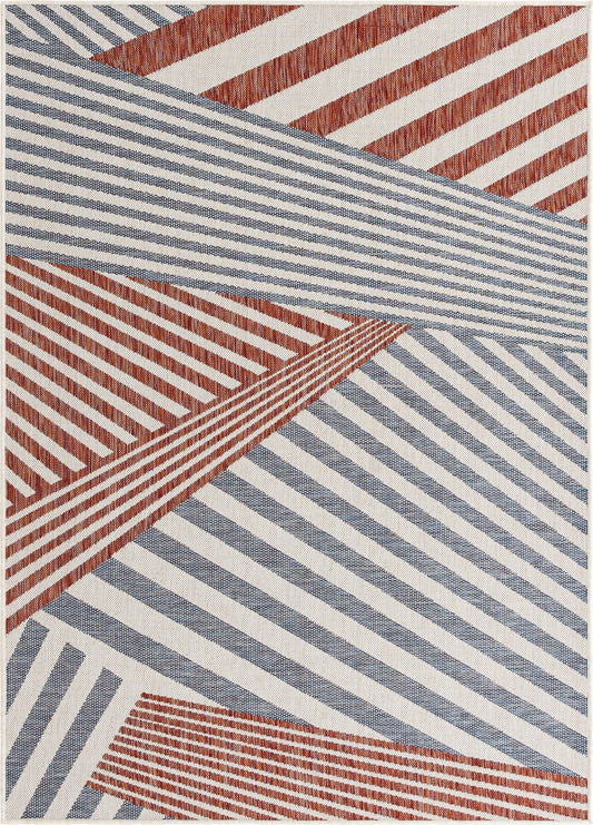 Urban Oasis Rugs Collection Area Rug -  Loft Rectangle Blue  lifestyle 2
