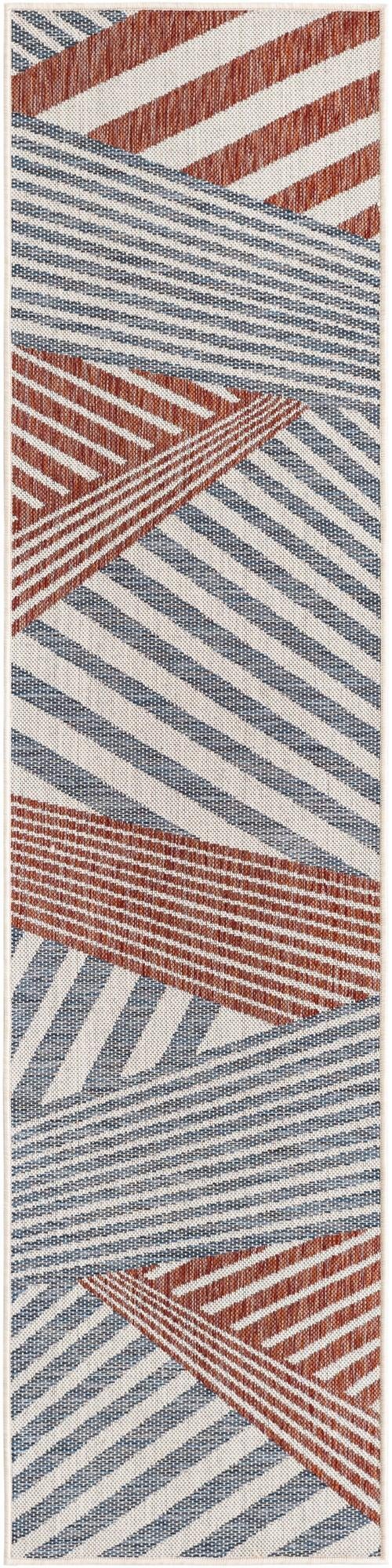 Urban Oasis Rugs Collection Area Rug -  Boardwalk Runner Blue  lifestyle 74