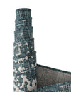 Urban Oasis Rugs Collection Area Rug -  Penthouse (Teal) Round Teal  lifestyle 18
