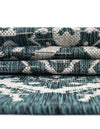 Urban Oasis Rugs Collection Area Rug -  Penthouse (Teal) Round Teal  lifestyle 24