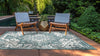 Urban Oasis Rugs Collection Area Rug -  Penthouse (Teal) Rectangle Teal  lifestyle 3