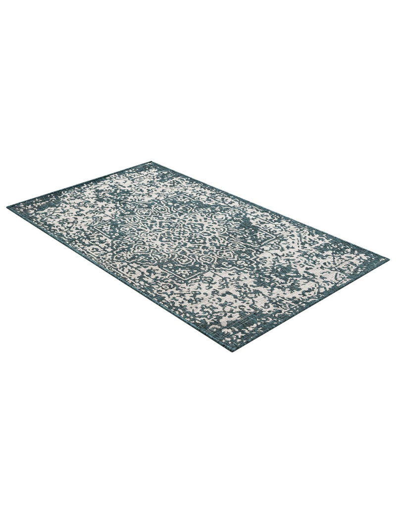 Urban Oasis Rugs Collection Area Rug -  Penthouse (Teal) Rectangle Teal  lifestyle 7