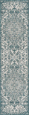 Urban Oasis Rugs Collection Area Rug -  Penthouse (Teal) Runner Teal Main