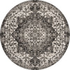 Urban Oasis Rugs Collection Area Rug -  Penthouse (Charcoal Gray) Round Charcoal Gray Main