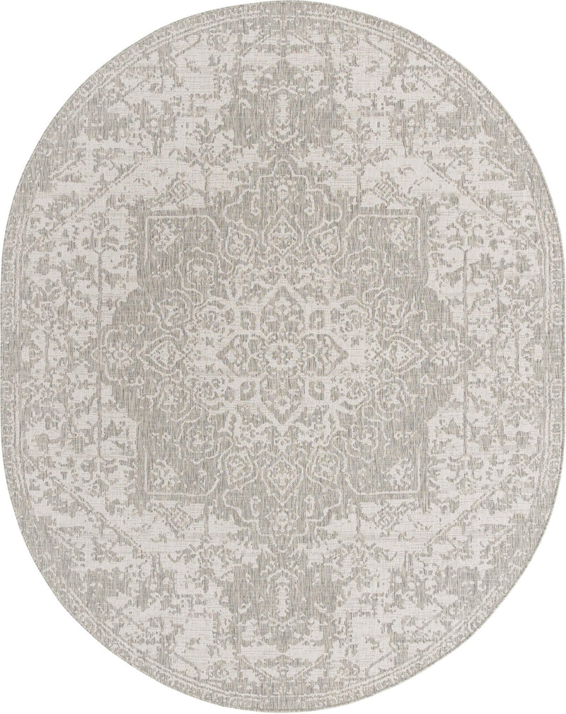 Urban Oasis Rugs Collection Area Rug -  Penthouse (Gray) Oval Gray Main