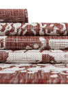 Urban Oasis Rugs Collection Area Rug -  Penthouse (Rust Red) Rectangle Rust Red  lifestyle 33