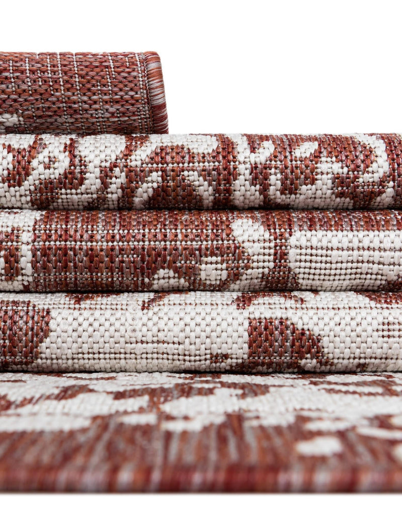 Urban Oasis Rugs Collection Area Rug -  Penthouse (Rust Red) Rectangle Rust Red  lifestyle 33