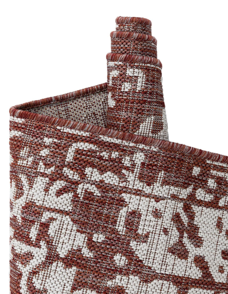 Urban Oasis Rugs Collection Area Rug -  Penthouse (Rust Red) Rectangle Rust Red  lifestyle 36