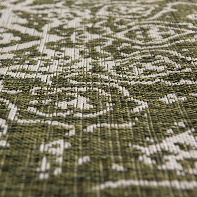 Urban Oasis Rugs Collection Area Rug -  Penthouse (Green) Round Green  lifestyle 9