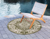 Urban Oasis Rugs Collection Area Rug -  Penthouse (Green) Round Green  lifestyle 2
