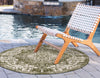Urban Oasis Rugs Collection Area Rug -  Penthouse (Green) Round Green  lifestyle 3