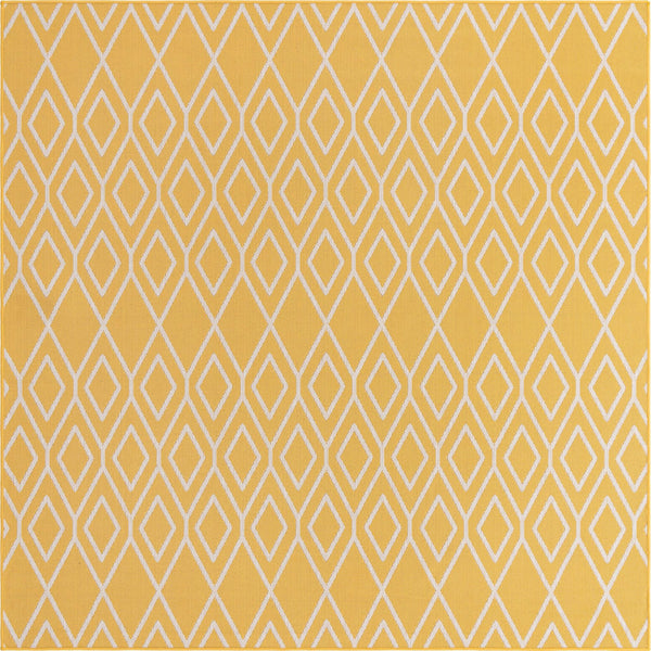 Urban Oasis Rugs Collection Area Rug -  Boulevard (Yellow Ivory) Square Yellow Ivory Main