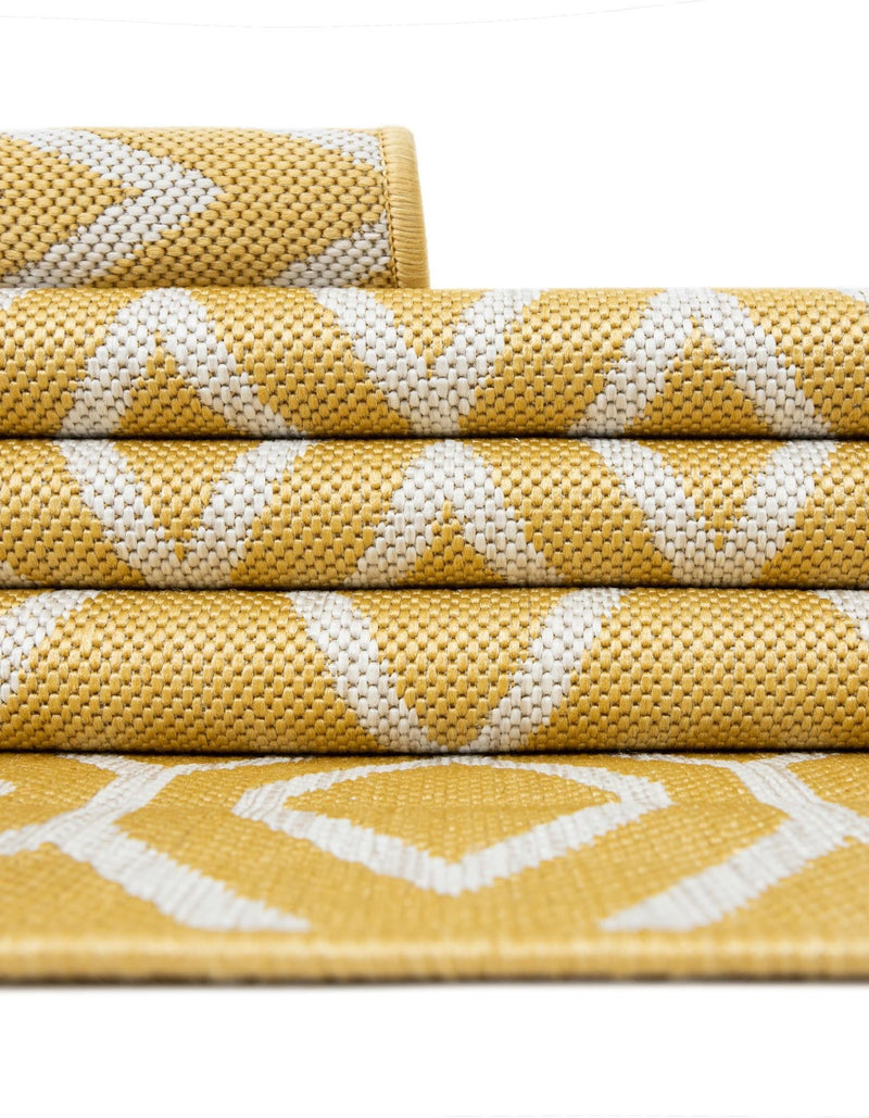 Urban Oasis Rugs Collection Area Rug -  Boulevard (Yellow Ivory) Rectangle Yellow Ivory  lifestyle 20