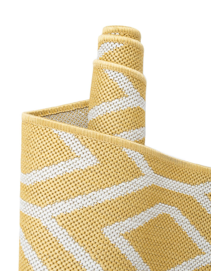Urban Oasis Rugs Collection Area Rug -  Boulevard (Yellow Ivory) Rectangle Yellow Ivory  lifestyle 23
