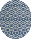Urban Oasis Rugs Collection Area Rug -  Boulevard (Blue) Oval Blue Main