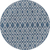 Urban Oasis Rugs Collection Area Rug -  Boulevard (Blue) Round Blue  lifestyle 39