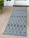 Urban Oasis Rugs Collection Area Rug -  Boulevard (Blue) Runner Blue  lifestyle 0