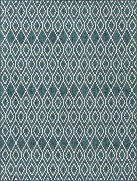 Urban Oasis Rugs Collection Area Rug -  Boulevard (Teal) Rectangle Teal  lifestyle 2