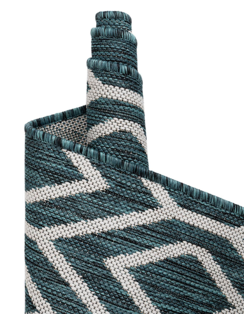 Urban Oasis Rugs Collection Area Rug -  Boulevard (Teal) Oval Teal  lifestyle 56