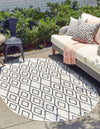 Urban Oasis Rugs Collection Area Rug -  Boulevard (Ivory) Oval Ivory  lifestyle 0