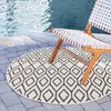 Urban Oasis Rugs Collection Area Rug -  Boulevard (Ivory) Round Ivory  lifestyle 0