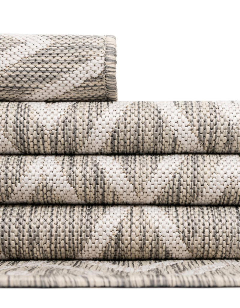 Urban Oasis Rugs Collection Area Rug -  Boulevard (Gray Cream) Rectangle Gray Cream  lifestyle 27
