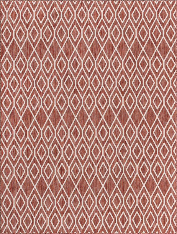 Urban Oasis Rugs Collection Area Rug -  Boulevard (Rust Red) Rectangle Rust Red Main